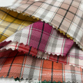 checked Fabric Soft Hand Feel Shirt Fabrics